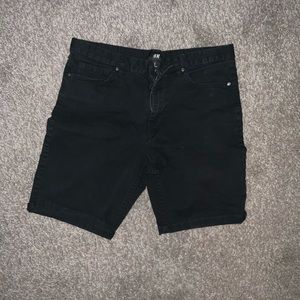 H&M Basic Black Shorts
